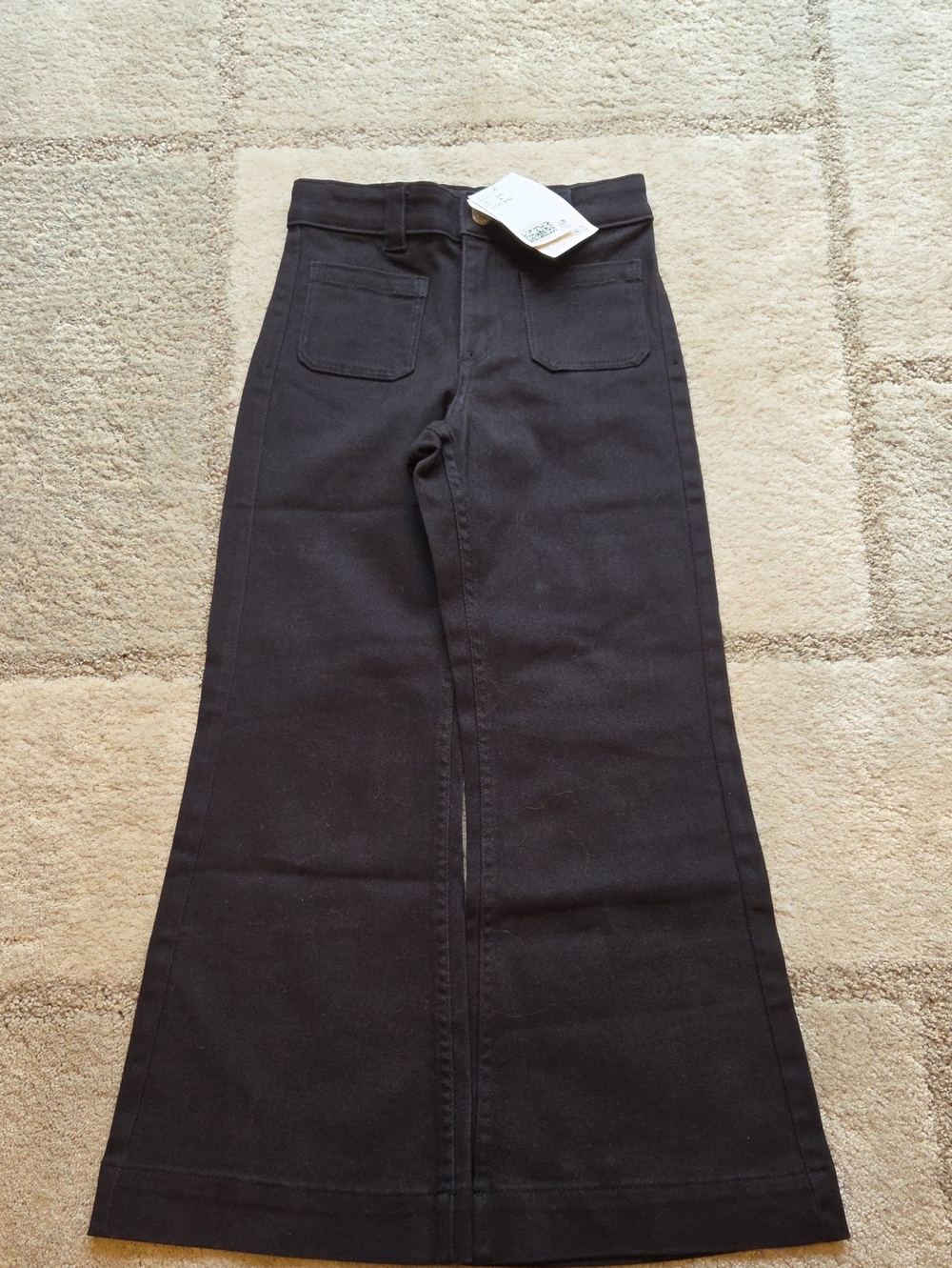 H&M Black Wide-Leg Kids Jeans